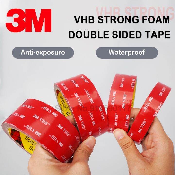 waterproof-3m-vhb-super-strong-double-sided-tape-car-special-temperature-resistant-strong-tape-home-office-decor-tape-6-10-40mm