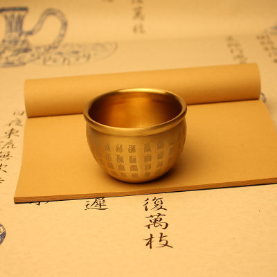 ZSHENG ทองเหลือง Cornucopia Baifu กระบอกทองแดงบริสุทธิ์โลหะทองแดงบริสุทธิ์ของขวัญงานฝีมือทองแดงเครื่องประดับทองแดง