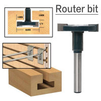 T-Slot Milling Cutters Handle Slot Engraving Machine Woodworking Flange T-Shaped Cutter 1/4 Shank Blade Router Bit