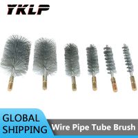 Wire Pipe Tube Brush Test Tube Brush Water Pipe M12 thread Steel Wire Pipe Tube Sweep Cleaning Chimney 18/22/25/32/40/50/65/75mm