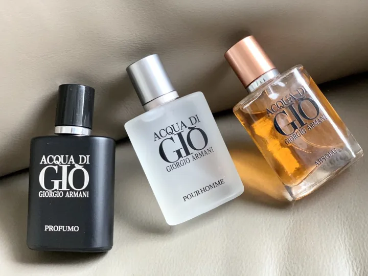 Acqua di Gio by Giorgio Armani Perfume Gift Set/Travel Size (3 x 30ml) For  Men EDP/EDT | Lazada Singapore