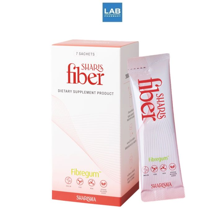 sharis-fiber-7-sachets-box-ชาริช-ไฟเบอร์-ผลิตภัณฑ์เสริมใยอาหาร-ไฟเบอร์ดีท็อกซ์-7ซอง-กล่อง