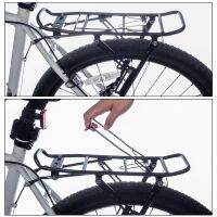 Disc Brake Aluminum Alloy Bicycle Rear Rack MTB Foldable Bikes Pannier Carrier Bag Luggage Shelf