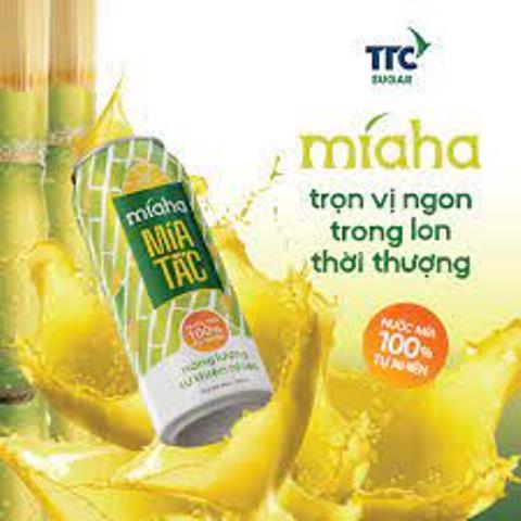 Thùng 24 lon nước mía tắc tự nhiên míaha 240ml - ảnh sản phẩm 4