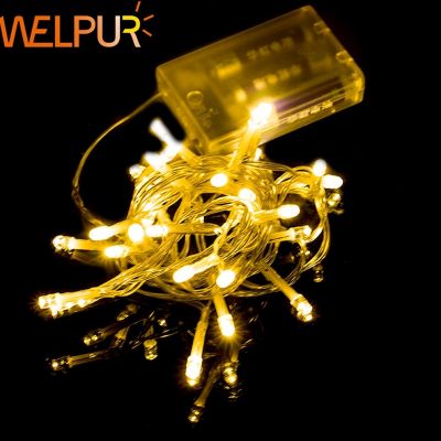 2M 5M 10M LED String Lights 3*AA Battery Operated Waterproof Fairy LED Christmas Lights For Holiday Party Wedding Decoration