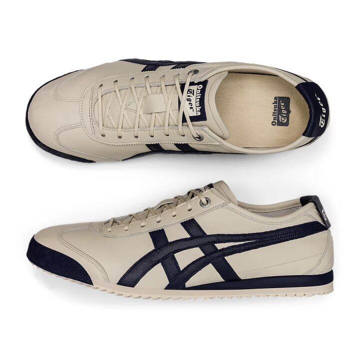 Giày Thể Thao Nam Nữ Onitsuka Mexico ICO 66, Màu Xám, Trắng, Đen 