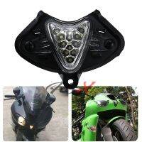 สำหรับ KAWASAKI ZX-6R ZX6R 2007 2008ไฟหน้าไฟหน้าไฟตัดหมอกหลอดไฟหน้าด้านหน้าไฟศูนย์หน้า LED