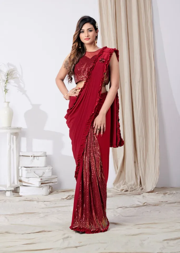 Buy Readymade Fancy Saree for Women Online from India's Luxury Designers  2023
