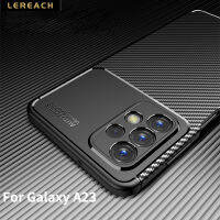 Lereach เคสคาร์บอนไฟเบอร์นิ่มสำหรับ Samsung Galaxy A54 A14 A34 A23 A33 A53 5G บวกกันกระแทกกันรอยขีดข่วนเคสโทรศัพท์ฝาหลัง