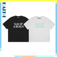 ▽♦✱ พร้อมส่ง เสื้อยืดแขนสั้น คอกลม ผ้าฝ้าย พิมพ์ลายตัวอักษร of a Beach ทรงหลวม สไตล์ฮิปฮอป พลัสไซซ์ แฟชั่นฤดูร้อน สําหรับผู้ชาย และผู้หญิง