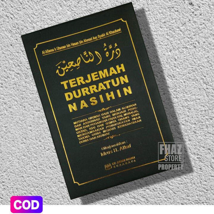 Terjemah Kitab Durratun Nasihin BESAR Kertas Putih Terjemahan Lengkap