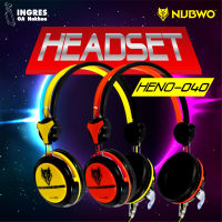 หูฟังเกมมิ่ง แบบครอบ NUBWO HEADSET HENO-040