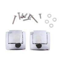 Gazechimp Chrome Tour Pack Pak Latch สำหรับ Harley Touring Classic 80-13