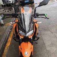 ที่บังแผ่นบังแดดหน้ารถแบบคู่สำหรับรถจักรยานยนต์และกีฬาเหมาะสำหรับ Z250 Kawasaki Z400 2019 2020 2021