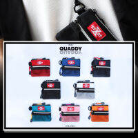 8910 QUADDY (normal) รุ่นทึบ กระเป๋าสตางค์ กระเป๋าคล้องคอ แบงค์พับครึ่ง กระเป๋าการ์ด แถมเชือก ใส่การ์ด หน้าตะข่าย กระเป๋าแฟชั่น แบรนด์ไทย