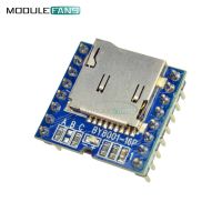 for TF Micro SD U-Disk  BY8001-16P MP3 Player for Arduino Audio Voice Module Board 3.3V 5V