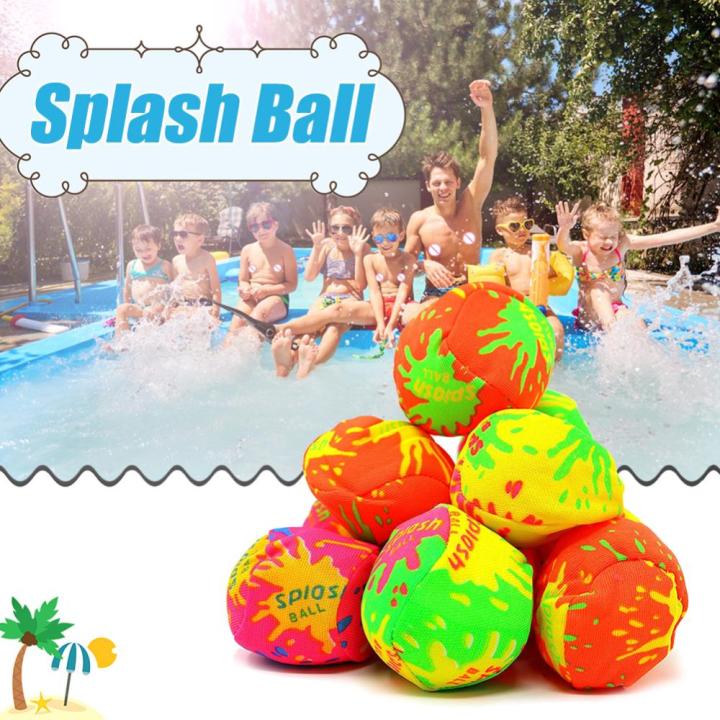 ลูกบอลน้ำตกเติมน้ำได้เร็วลูกบอลสาดลูกโป่งยาง12ชิ้น-ชุดใช้ซ้ำได้อุปกรณ์ปาร์ตี้กันน้ำตาเกมต่อสู้ในฤดูร้อนสระกลางแจ้งของเล่นชายหาด