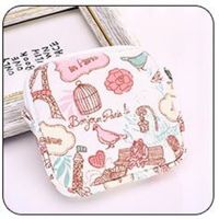 Multi-Functional Wet Bag Reusable Bag For Mama Cloth Pads Menstrual Sanitary Pads Bags Can Be Coin Makeup Bag Makeup Tool