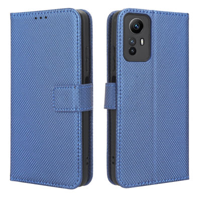 เคสสำหรับ Redmi Note 12S เคสแท่นวางโทรศัพท์แบบฝาพับ Redmi Note 12S เคสฝา PU หนังกลับแบบกระเป๋าสตางค์