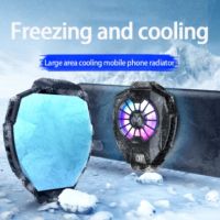 △ DL05 Gaming Mobile Phone Air Cooler Radiator Memo Semiconductor Refrigeration Cooling Fan Cooler System For Cellphones Tablets