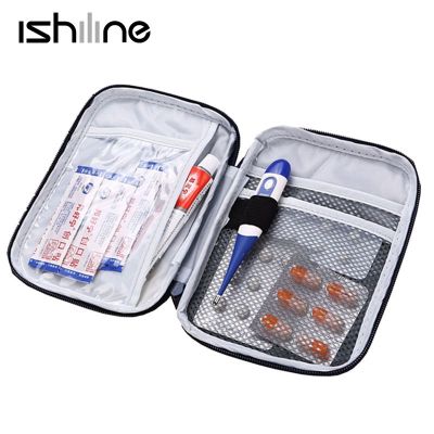 Portable Organizer Mini Travel Bag First Aid Emergency Medical Kit Survival Bag Wrap Gear Hunt Small Medicine Kit Organizer