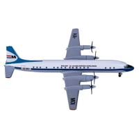 1:400 Scale Ilyushin Il-18 HA-MOI เครื่องบินรุ่นเครื่องบิน Malév HUNCARIAN Airlines เครื่องบินโลหะผสมเครื่องบินรุ่นสำหรับคอลเลกชัน