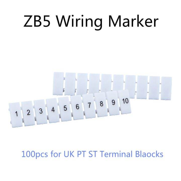 Zb5 Plastic Wiring Markers 1100 Ers Cable Marker Strips For Uk St Pt