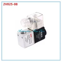 【❉HOT SALE❉】 wangyuqiang วาล์วลม2วาล์วน้ำ2ตำแหน่ง2v025-08วาล์วนิวเมติก1/4 "0-1mpa Dc 12V 24V Ac 220V