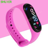 Cool Led Colorful Watches Kids Boys Gifts Silicone Strap Creative Teen Girls Pink Digital Watch Sport Electronic Clocks New 2022