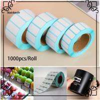 NAICKERTH 1000pcs/Roll ลดกระหน่ำ แท็กเปล่า ราคาซูเปอร์มาร์เก็ต กันน้ำ กระดาษกาว ป้ายบรรจุภัณฑ์ สติ๊กเกอร์กันความร้อน