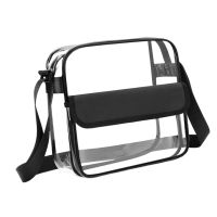 【CC】 Stadium Approved Tote Adjustable Closure Men Purse Transparent for Concert Outdoor