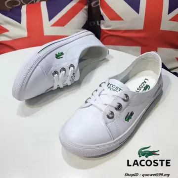dvs. skjorte Forhåbentlig Buy Lacoste White Shoes online | Lazada.com.ph