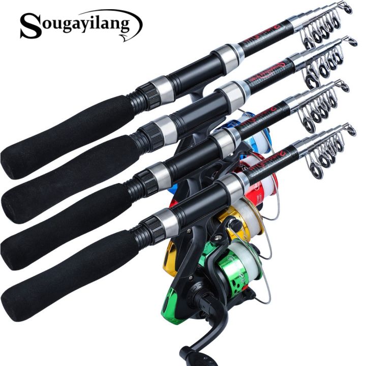 sougayilang-1-6m-fishing-rod-and-3bb-5-2-1-spinning-fishing-reel-with-fishing-line-combo-portable-freshwater-fishing-kit-set