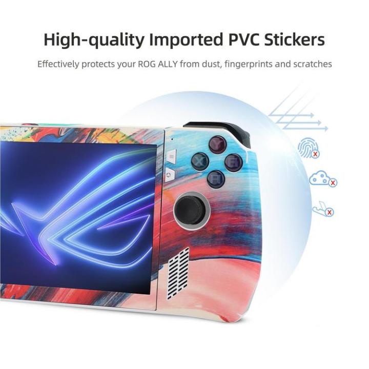 decal-stickers-for-game-consoles-game-console-skin-ultra-thin-decals-cool-pattern-anti-fingerprint-protective-decal-sticker-for-rog-ally-game-consoles-enjoyable