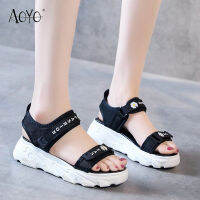 Womens Sneakers Sandals Korean Fashion Platform Velcro Sandals