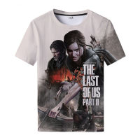 The Last Of Us Part II เสื้อยืดเกม3D พิมพ์ Streetwear ผู้ชายผู้หญิงแฟชั่นเสื้อยืดขนาดใหญ่ Harajuku คอสเพลย์ Cool Tops