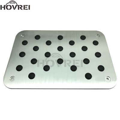 30x20cm universal Truck Car Aluminum Floor Carpet Mat Patch Foot Pedal Car Floor Mat Pad Carpet Heel Plate Accessory