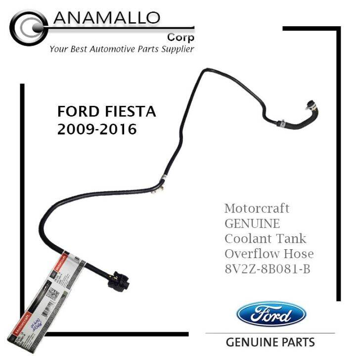 Ford Fiesta Engine Coolant Overflow Hose (Genuine) 8V2Z-8B081-B | Lazada PH