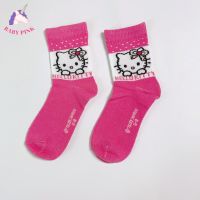 ถุงเท้าเด็ก ถุงเท้า ลายคิตตี้ น่ารัก Kitty Socks