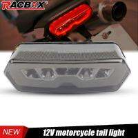 Rac Motorcycle LED Taillight Rear Tail Amber Turn Signal Red ke Lamp Light 12V Waterproof For HONDA MSX Grom 125 13-16