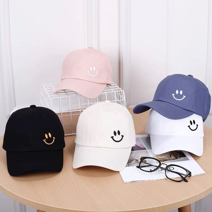 Mga sikat na produkto RAINBOWCO Smiley Korean Baseball Cap Unisex ...