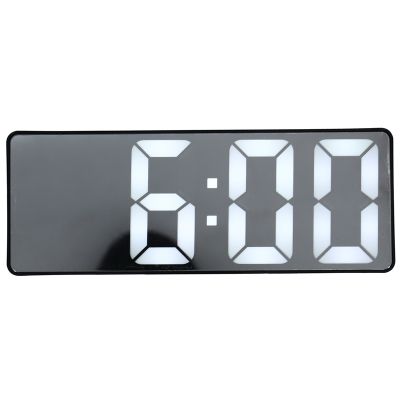 Creative Mirror Alarm Clock Multifunctional LED Clock Makeup Mirror Alarm Clock Battery Plug Dual-Use Alarm Clock