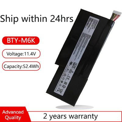 BTY-M6K MS-17B4 16R1 Laptop Battery For MSI GF63 8RC 8RD THIN 9RCX 10SCXR 9SCXR GF65 10SDR GF75 GS73VR 7RG WP65 9TH GS63VR-7RG Fishing Reels