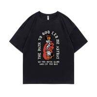 Bad Omens Metal Band The Path To God Led Me Astray Graphic Tshirt Men Women Casual Oversized T-shirt Male Fashion Vintage Tees 4XL 5XL 6XL