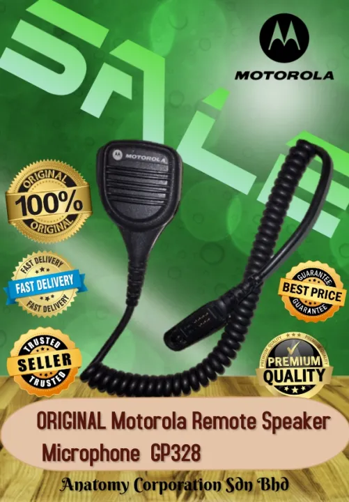 ORIGINAL Motorola PMNN4021 Remote Speaker Microphone for GP328 Lazada