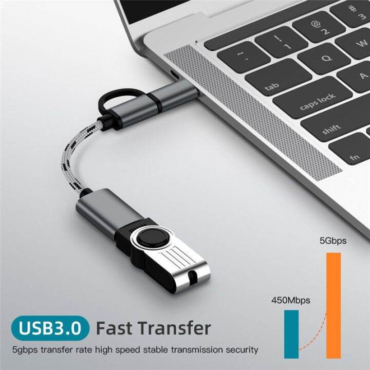 usb-2ใน1-3-0อะแดปเตอร์-otg-ชนิด-c-ไมโคร-usb-เพื่อ-usb-3-0อะแดปเตอร์-otg-สายแปลงสำหรับเมาส์โทรศัพท์มือถือแป้นพิมพ์-flash-ดิสก์-u