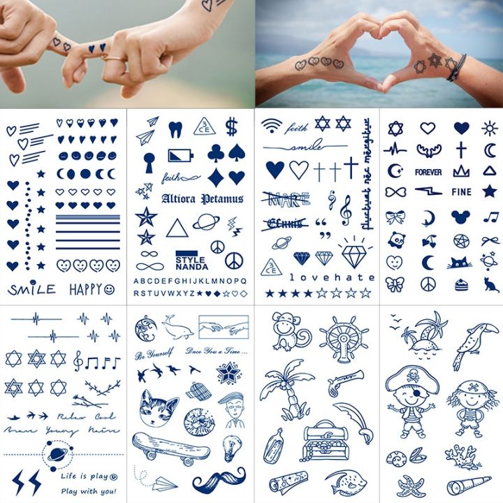 yf-juice-temporary-tattoo-sticker-waterproof-body-art-love-wave-heartbeat-line-rose-star-fake-for-women-men-kids-girl