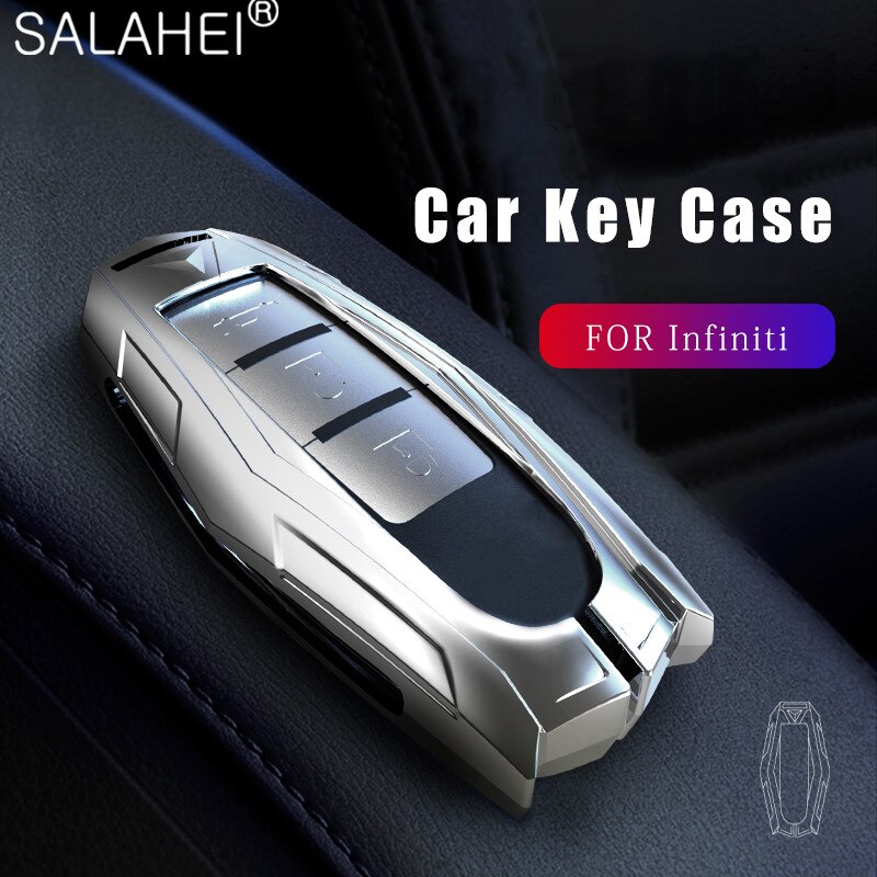 Car 4 Button Remote Key Fob Cover Case Fit for Infiniti EX35 FX50 G37 M45 QX56 