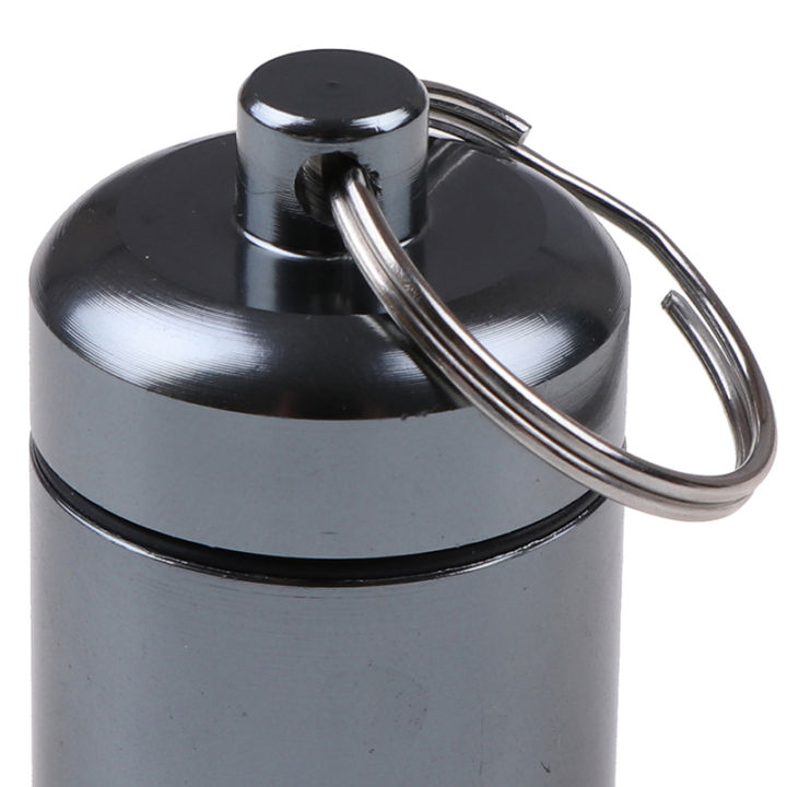 csndices-chua-mini-waterproof-aluminum-alloy-pill-box-case-bottle-holder-container-keychain