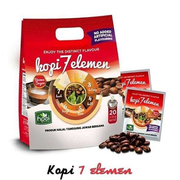 Kopi 7 Elemen HPAI Kopi Sevel 20 sachet HNI Kopi Herbal aman sehat
